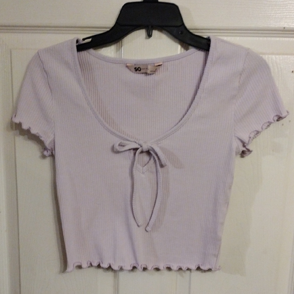 SO Women's Lilac Crop Top